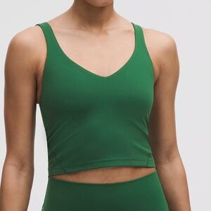 lululemon Align™ Tank Top Light Support, A/B Cup - Size 10 Everglade Green